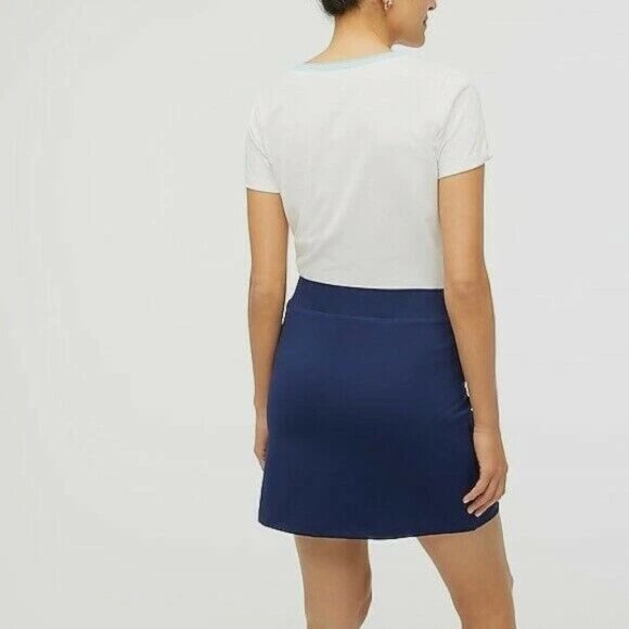 NWT! J. Crew Active Skort, navy blue, size S - Picture 2 of 8